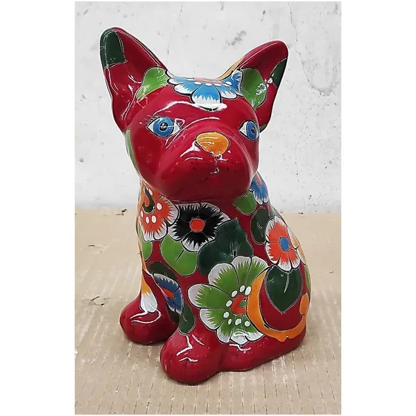 Talavera 9"H French Bulldog - Image 2