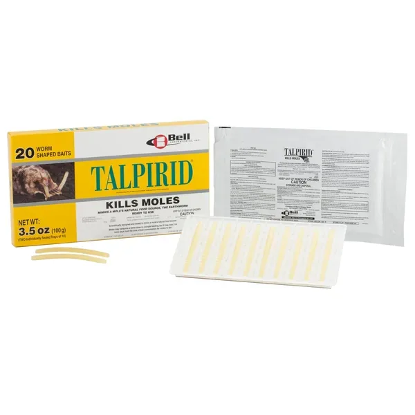 Talpirid Mole Bait Worm Shaped Baits 20 Worms Per Box (800 bx per pl) Gummy Worm - Image 2