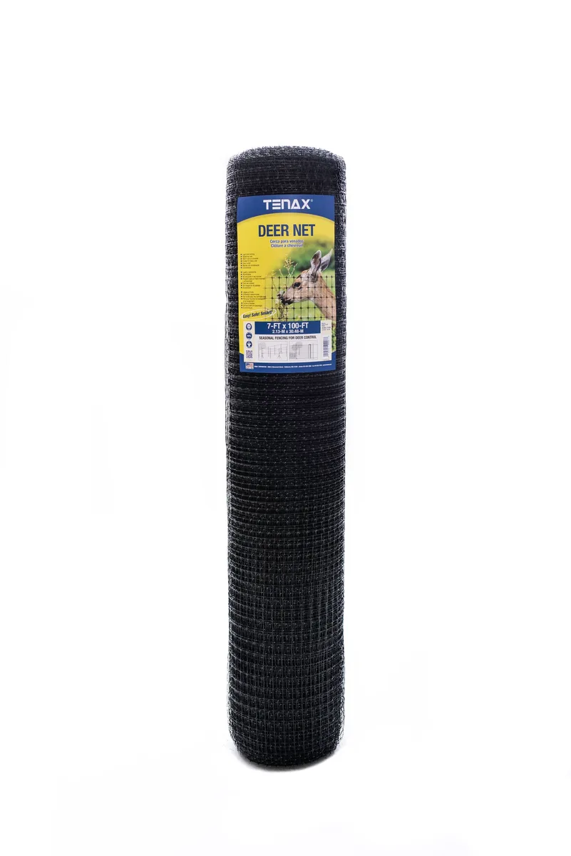 Tenax 6pc 7'x100' Deer Net Fold Black.63"x.75" Mesh - Image 2