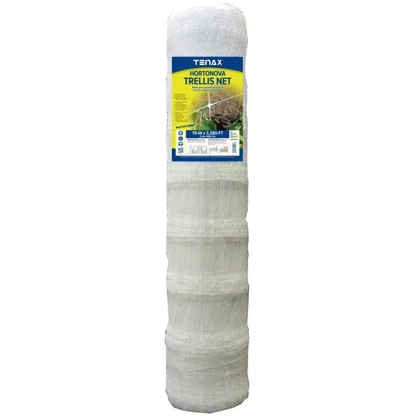 Tenax Corporation 79"x3280' Plant Trellis Net Hort 4"x4" Mesh