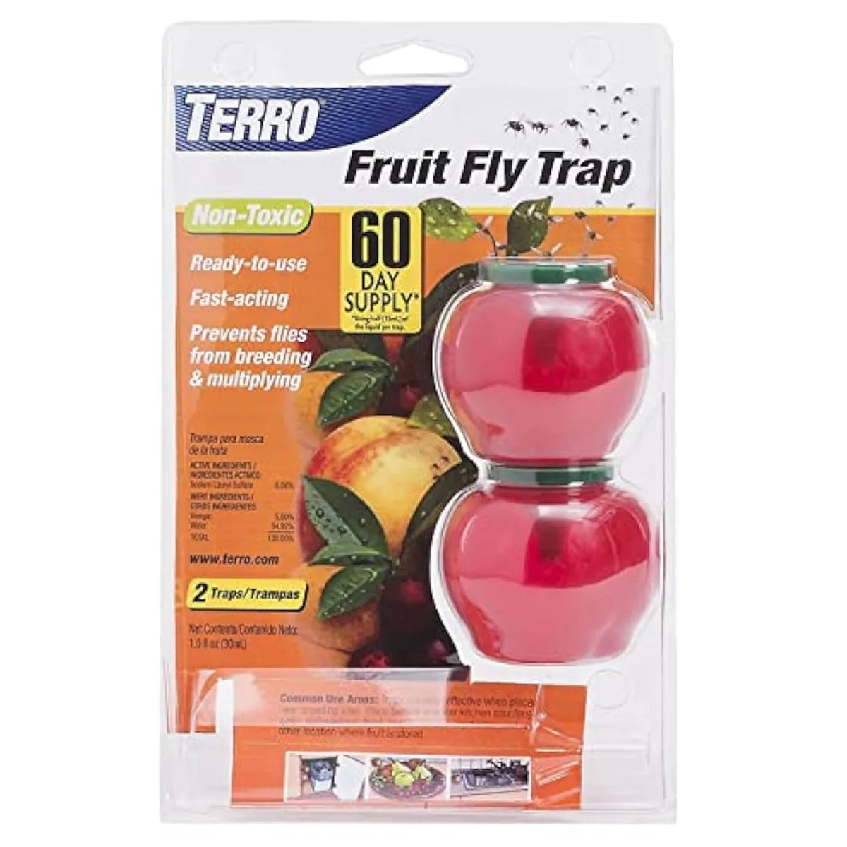 Terro 2pk Fruit Fly Trap - Image 2