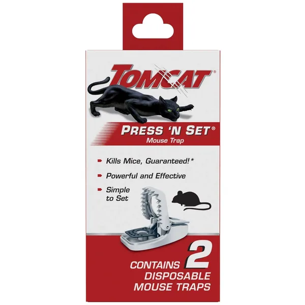 The Scotts Tomcat 2pk Press 'N Set Mouse Trap