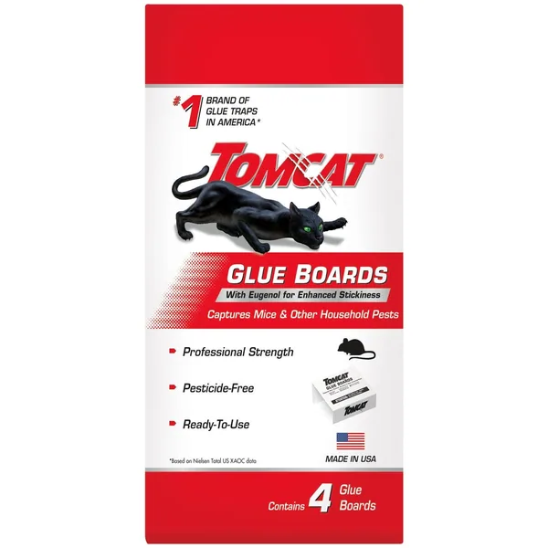 The Scotts Tomcat 4pk Multi Pest Glue Board w/Eugenol
