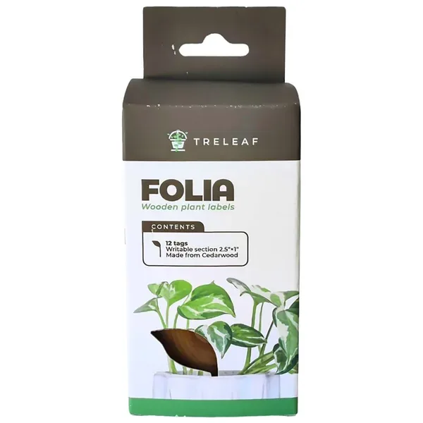 Treleaf 12pc Folia Labels Cedar - Image 2