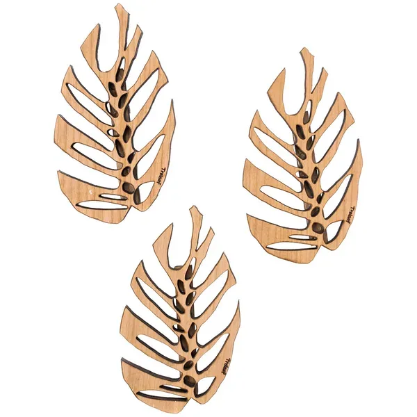 Treleaf 3pc Set Monstrella Wall Mounted Plant Hooks Regular Cherry - Image 2