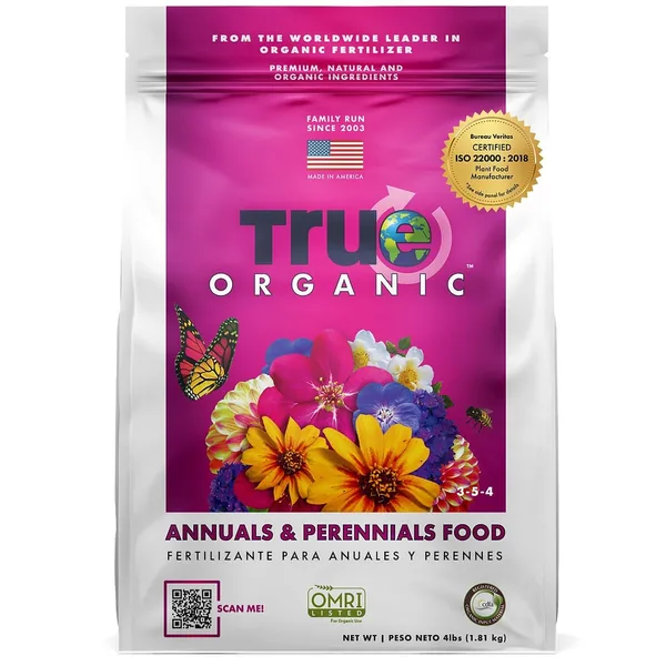 True Organic Products True Organic 4 lbs Annuals & Perennials Food