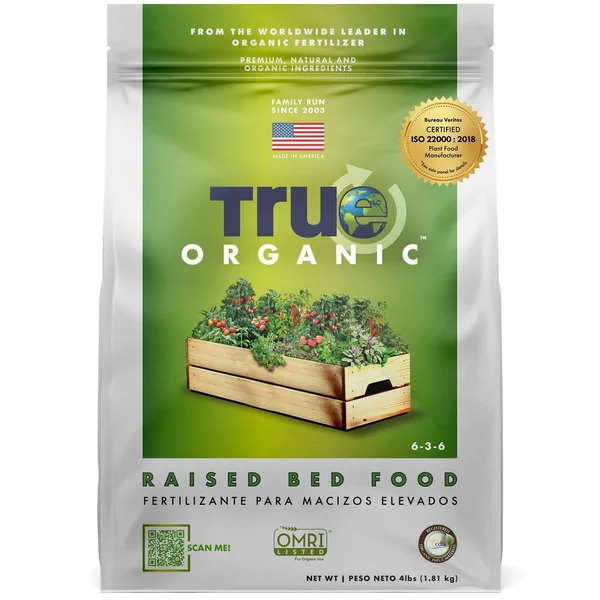 True Organic Products True Organic 4 lbs Raised Bed Plant Food