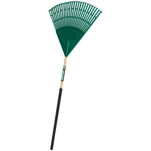 Truper 24" Poly Leaf Rake Comfort Grip - Image 2