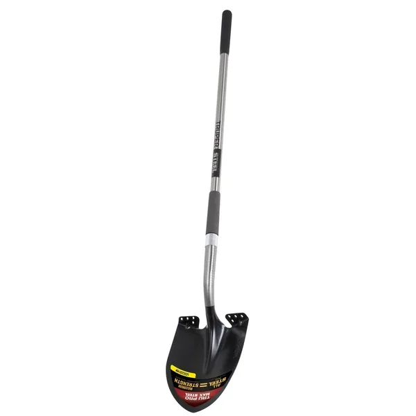 Truper Round Point New Max Long Steel Handle Shovel - Image 2