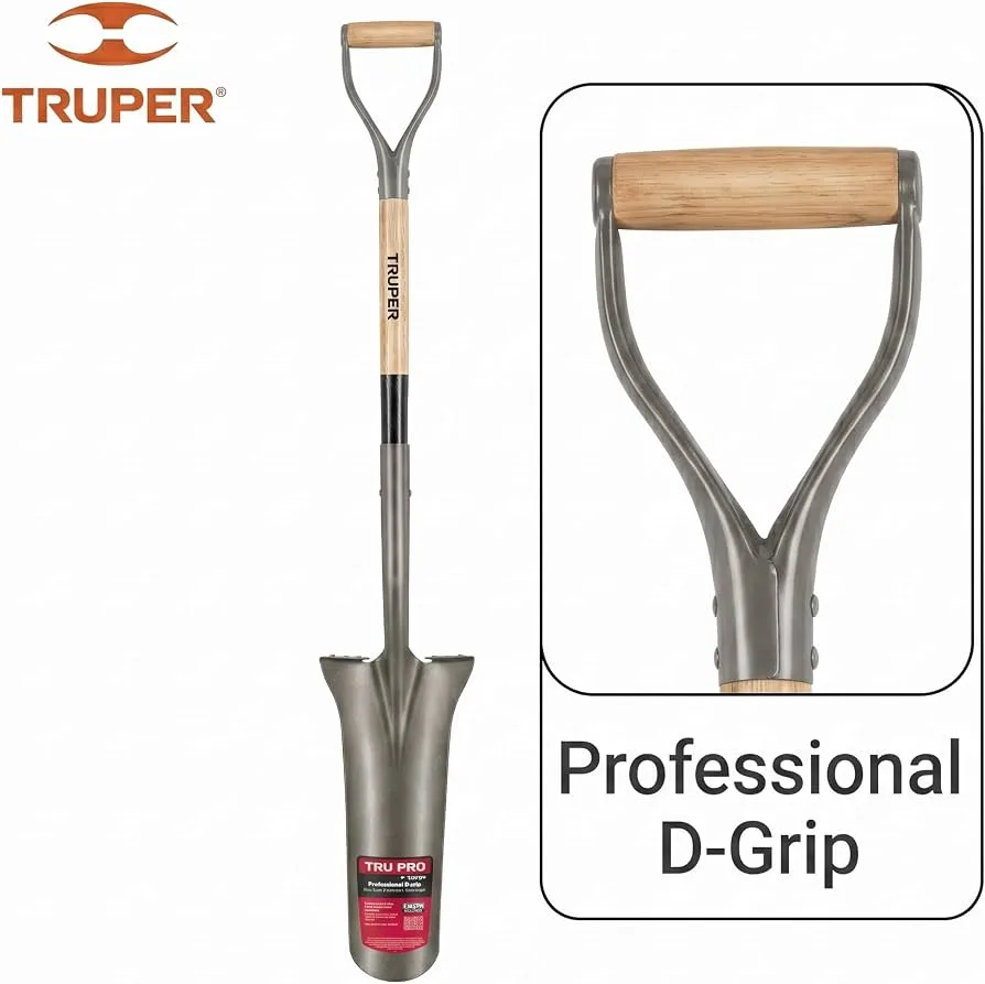 Truper Trutough Drain Spade D Handle - Image 2
