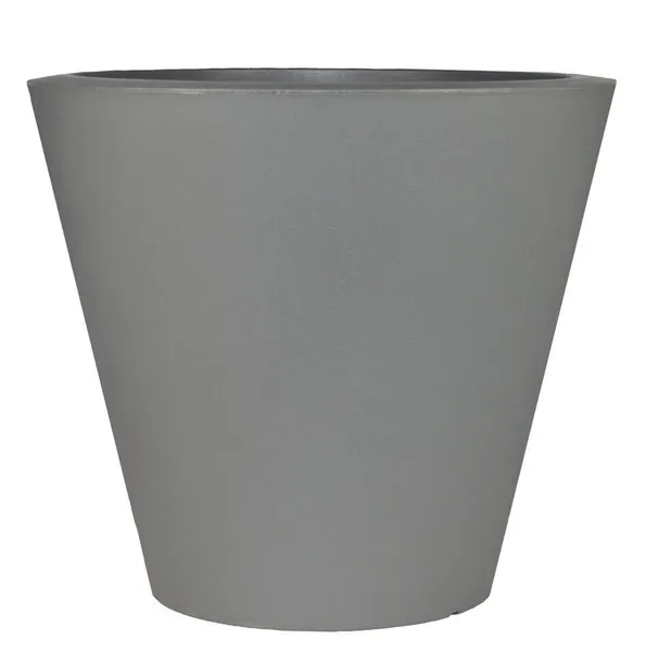 Tusco 16" Cosmo Round Planter Slate - Image 2