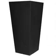 Tusco Cosmo Tall Square Planter Black