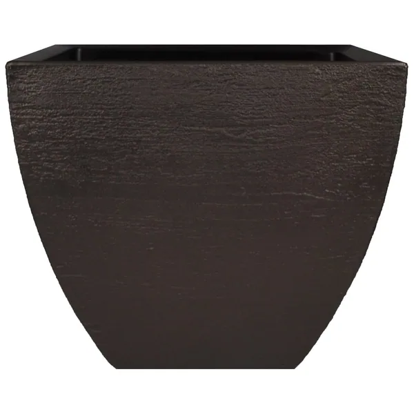 Tusco Tusco Modern Square Planter Espresso