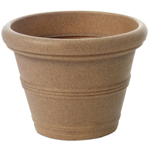 Tusco Rolled Rim Planter Sandstone