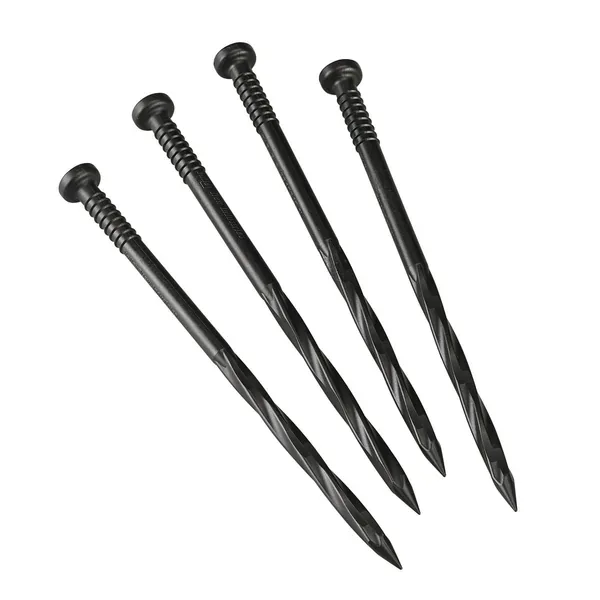 Valley View 8pl 9" Poly Nails Black - Image 2