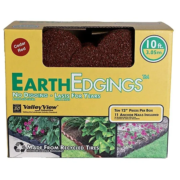 Valley View Earth Edge Rubber Edging Cedar Red - Image 2