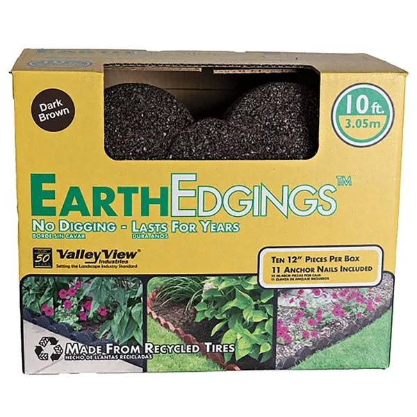 Valley View Earth Edge Rubber Edging Dark Brown - Image 2