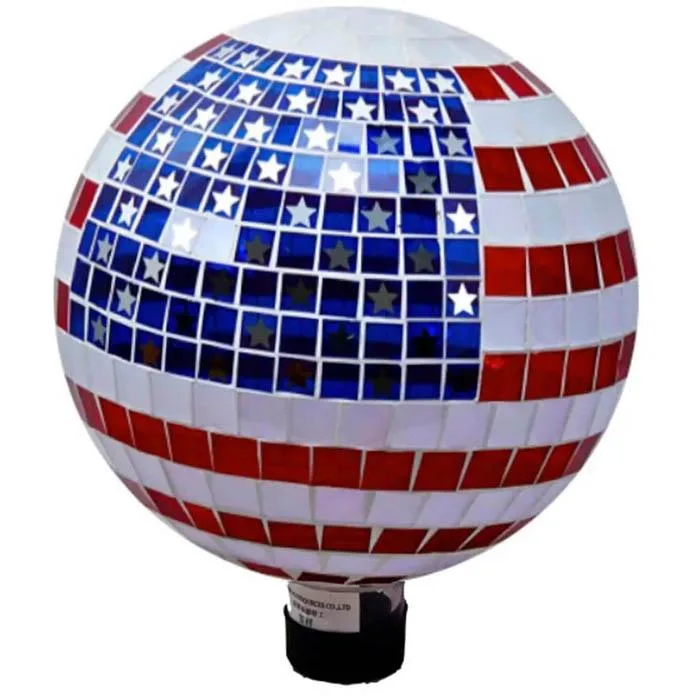 VCS 10" Stars & Stripes Glass Globe - Image 2