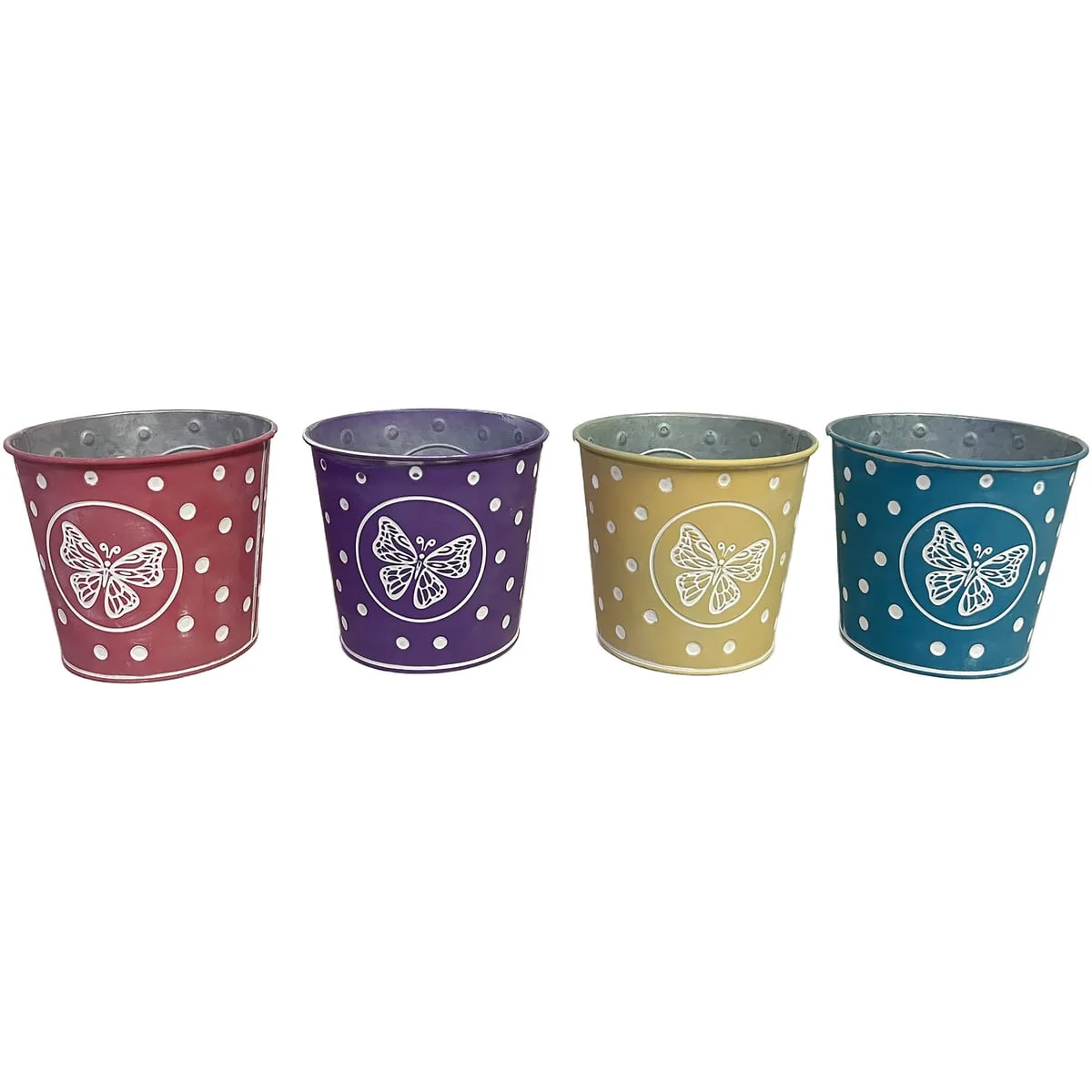 VCS 5" Butterfly Polka Dot Planters - Image 2