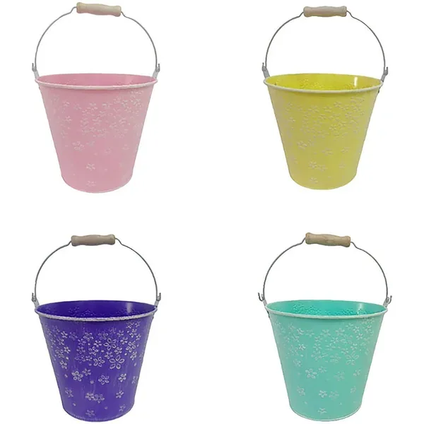 VCS 8" Flower Embossed Pail - Image 2