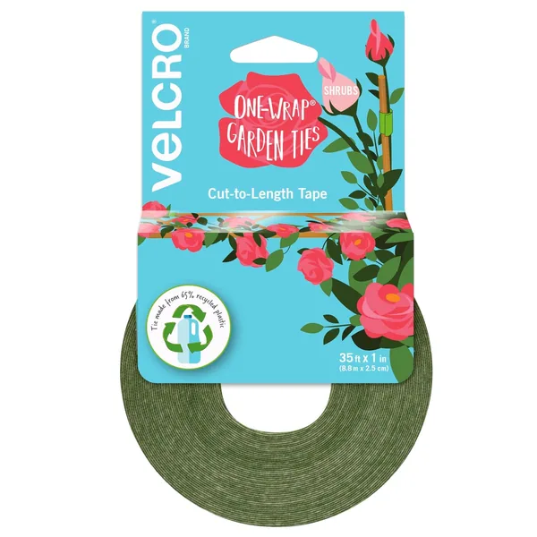 Velcro Brand One-Wrap Garden Ties 35ft X 1in Roll 6/48