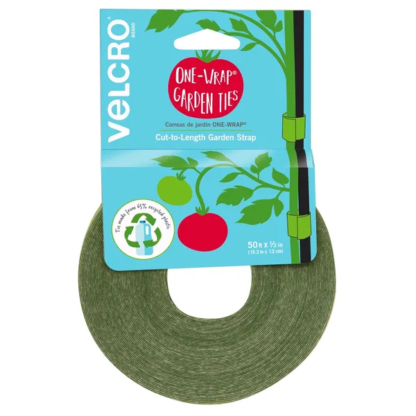 Velcro Brand One-Wrap Garden Ties 50ft X 1/2in Green 6/48
