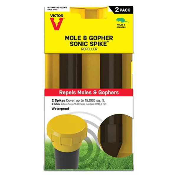 Victor 2pk Mole & Gopher Sonic Spike