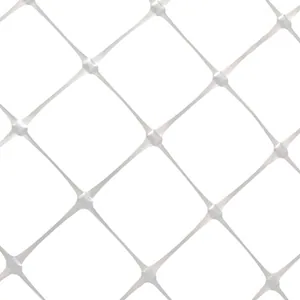 VineLine Durable Plastic Trellis Netting White Roll 4ft x 3300ft w/ 6in Squares