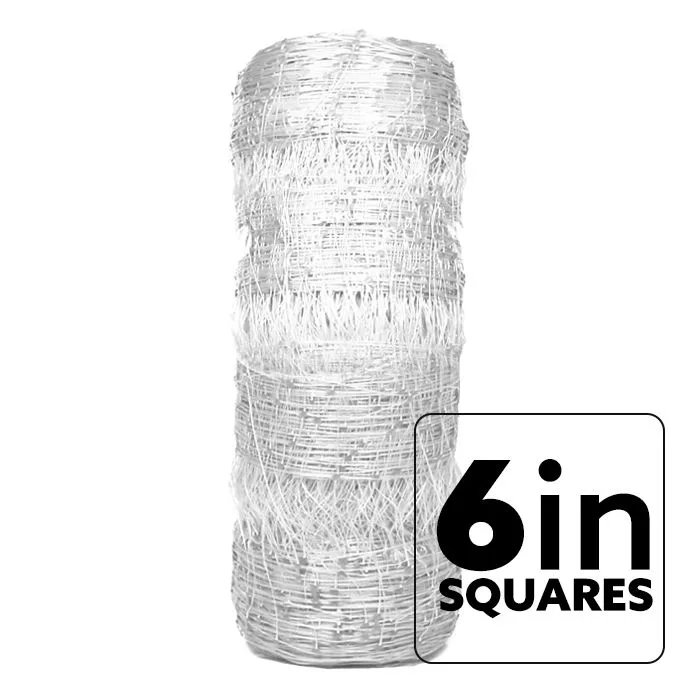 VineLine Durable Plastic Trellis Netting White Roll 5ft x 100ft w/ 6in Squares - Image 2
