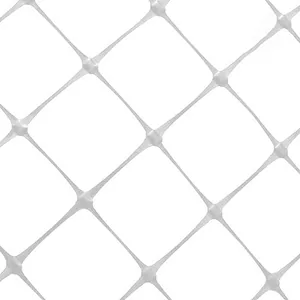 VineLine Durable Plastic Trellis Netting White Roll 5ft x 330ft w/ 6in Squares