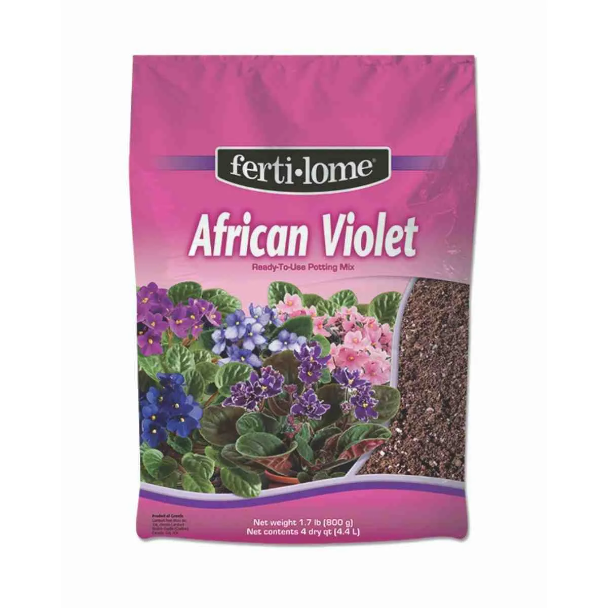VPG 4Qt African Violet Mix Fertilome - Image 2