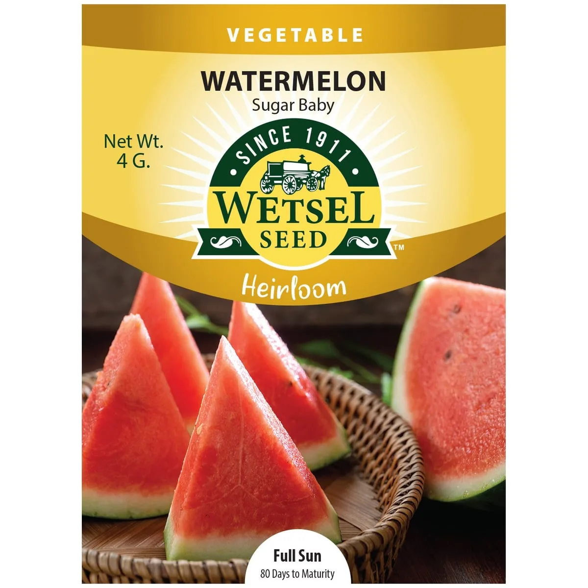 Watermelon, Heirloom Sugar Baby 4 Grams - Image 2