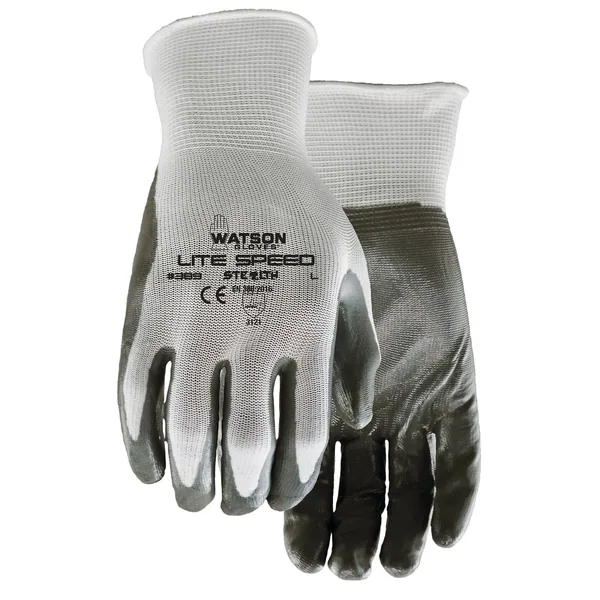 John Watson Watson Gloves Stealth Lite Speed Medium Nitrile Coating