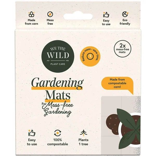 We The Wild 2pc Compostable Potting Mats Gardening Mats - Image 2