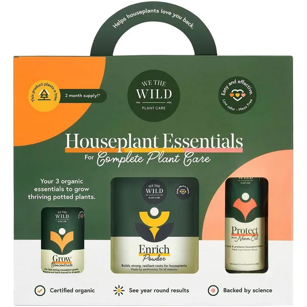 We The Wild Usa We The Wild Houseplant Care Kit Organic Starter Kit