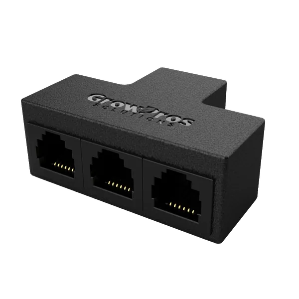 Grow Pros Solutions 1 to 3 Data Splitter for RJ12 Data Link Adaptable universal
