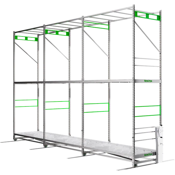 Grow Pros Solutions Double-Tier Grow Rack American Grow Products sturdy