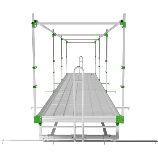 Grow Pros Solutions V-track Rolling Benches sturdy Grow Tray Stands flood Table