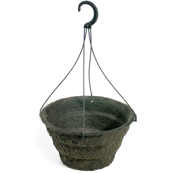 Western Pulp 12 Round Retail Hanging Basket w/Hanger w/UPC, 2.09gal — Pack of 12