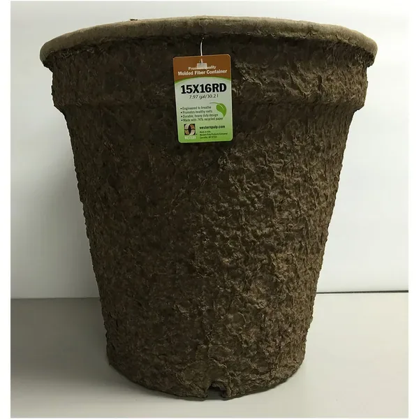Western Pulp 15x16 Round Retail Container w/UPC, 7.97gal - Image 2