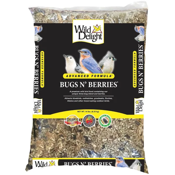 Wild Delight 14 lbs Bugs N' Berries Bird Seed