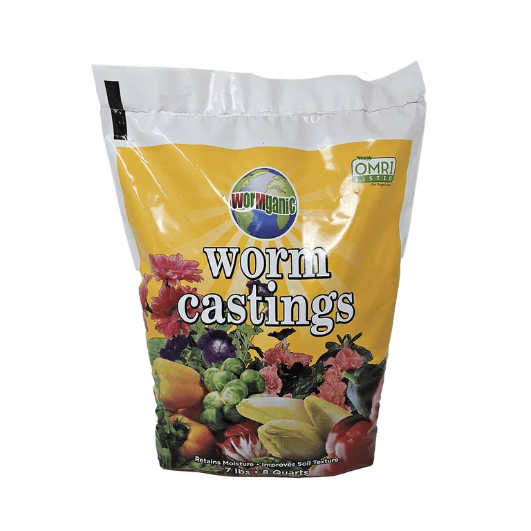 WormGanics 8qt Organic Worm Castings - Image 2