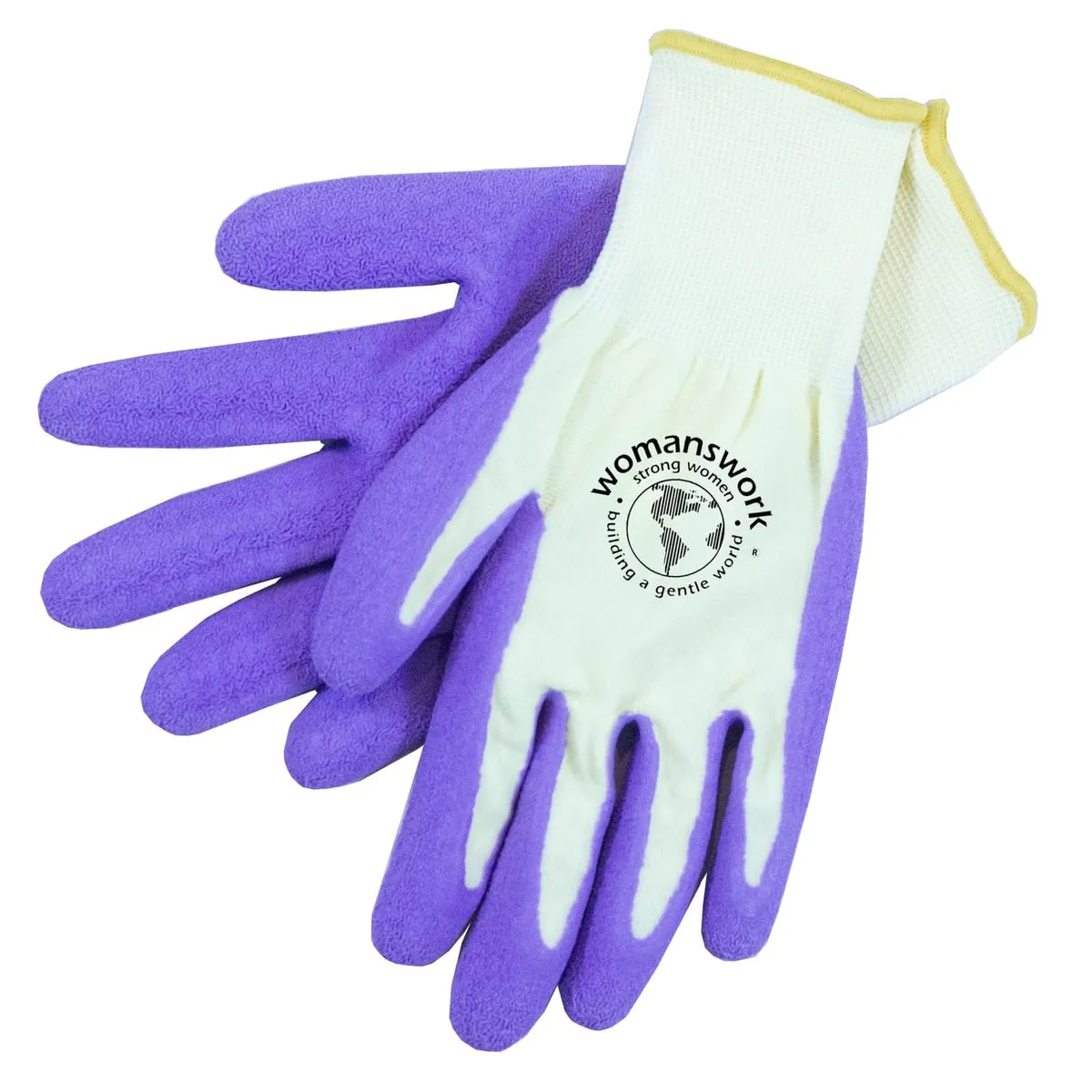 WWG Med Purple Weeding Glove Latex Dipped - Image 2