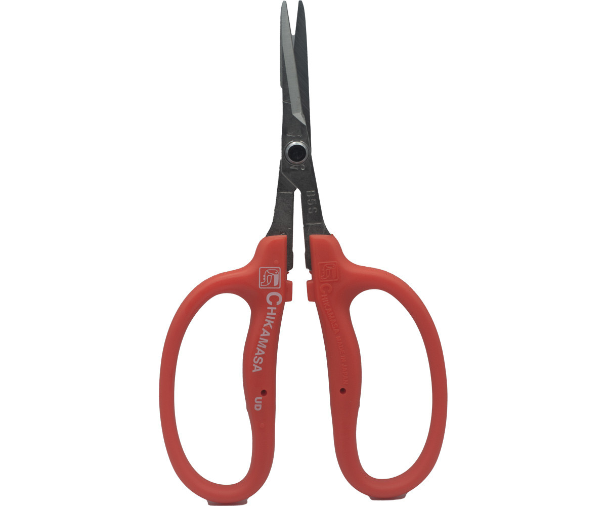 Chikamasa B500SLF Scissors, Slanted Blade, Fluorine/SS/EL