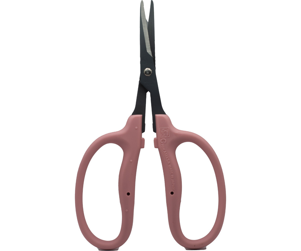 Chikamasa B500SRFP Scissors Curved Blade, Pink, Fluorine/SS/EL