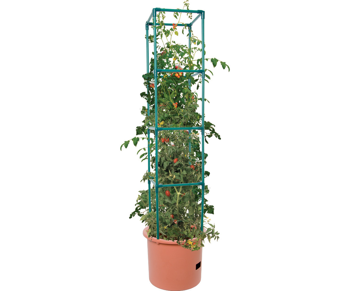 Heavy Duty Self-Watering Tomato Barrel w/Tower Support