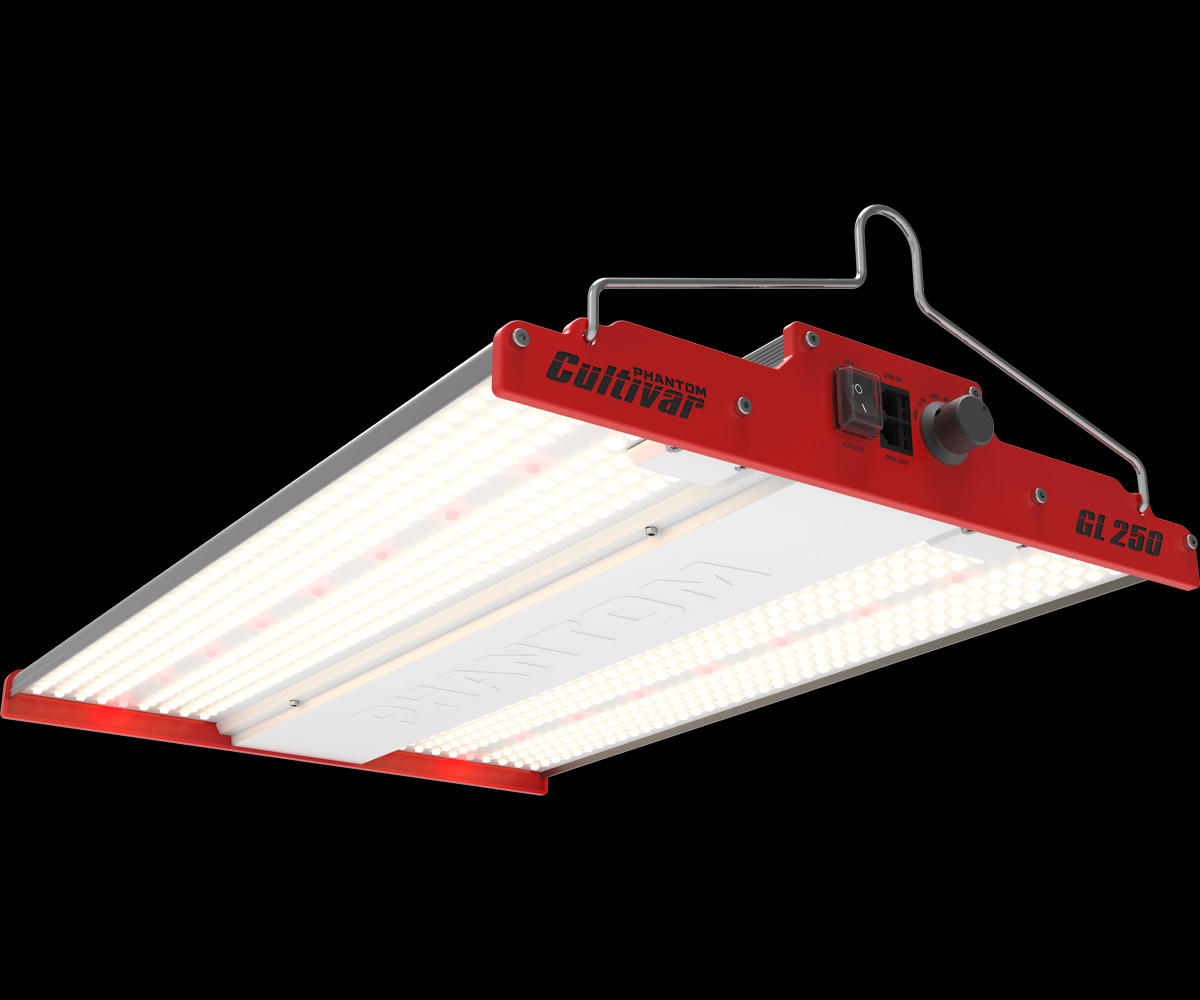 PHANTOM Cultivar GL250 LED Grow Light, 250W (10' 110-120V Plug)