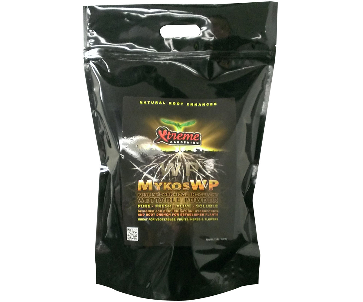 Mykos WP Pure Mycorrhizal Inoculant, Wettable Powder, 15 lbs