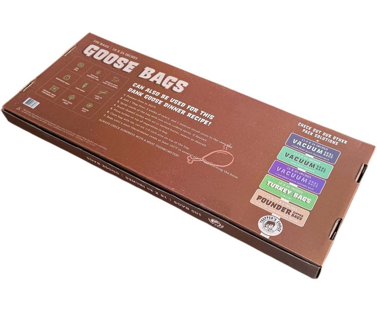Trapper's Choice Goose Bags 18" x 24" (4 Gallon) Pack of 100