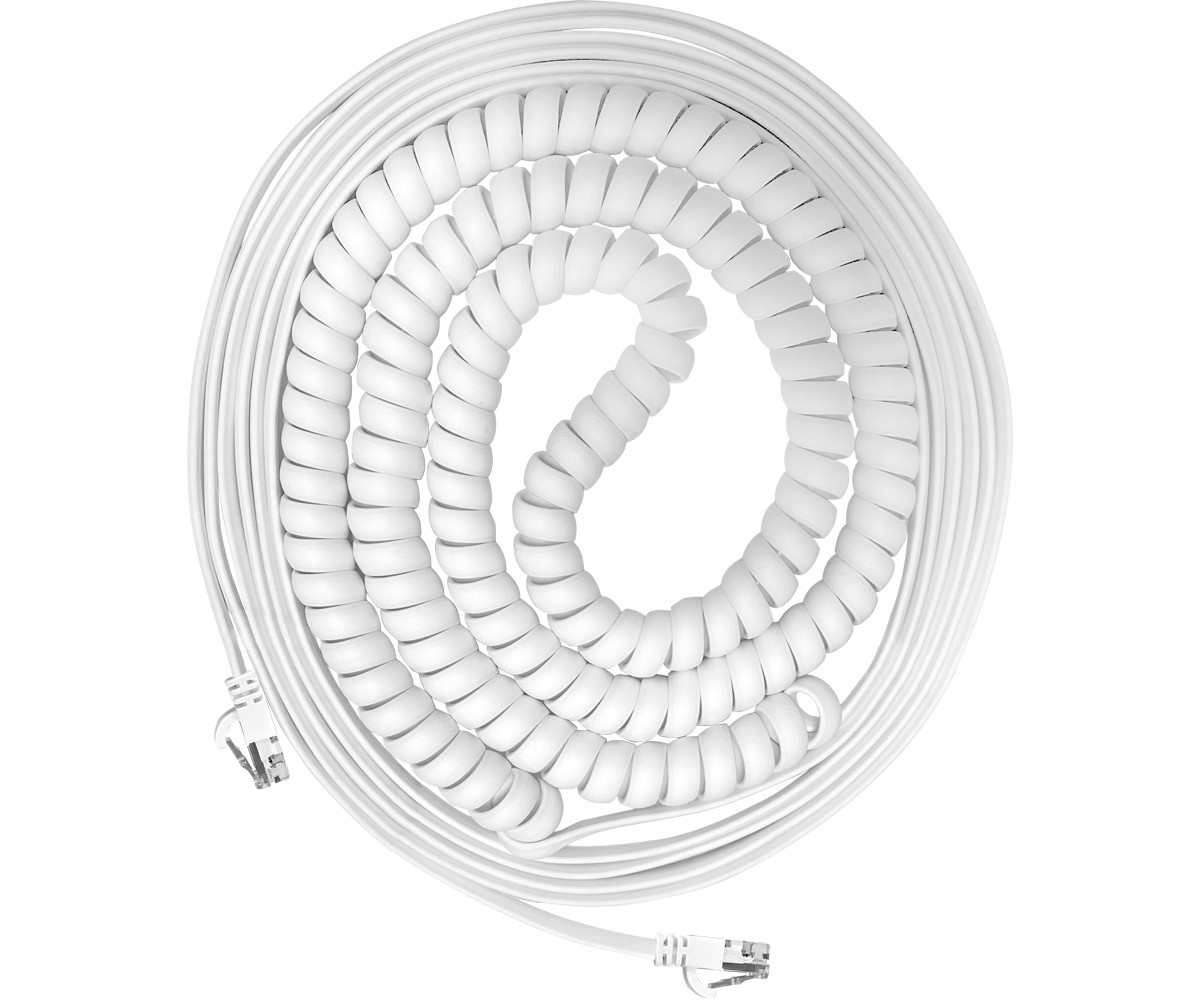 TrolMaster RJ12 25' Coiled Communication Cable (ECS-10)